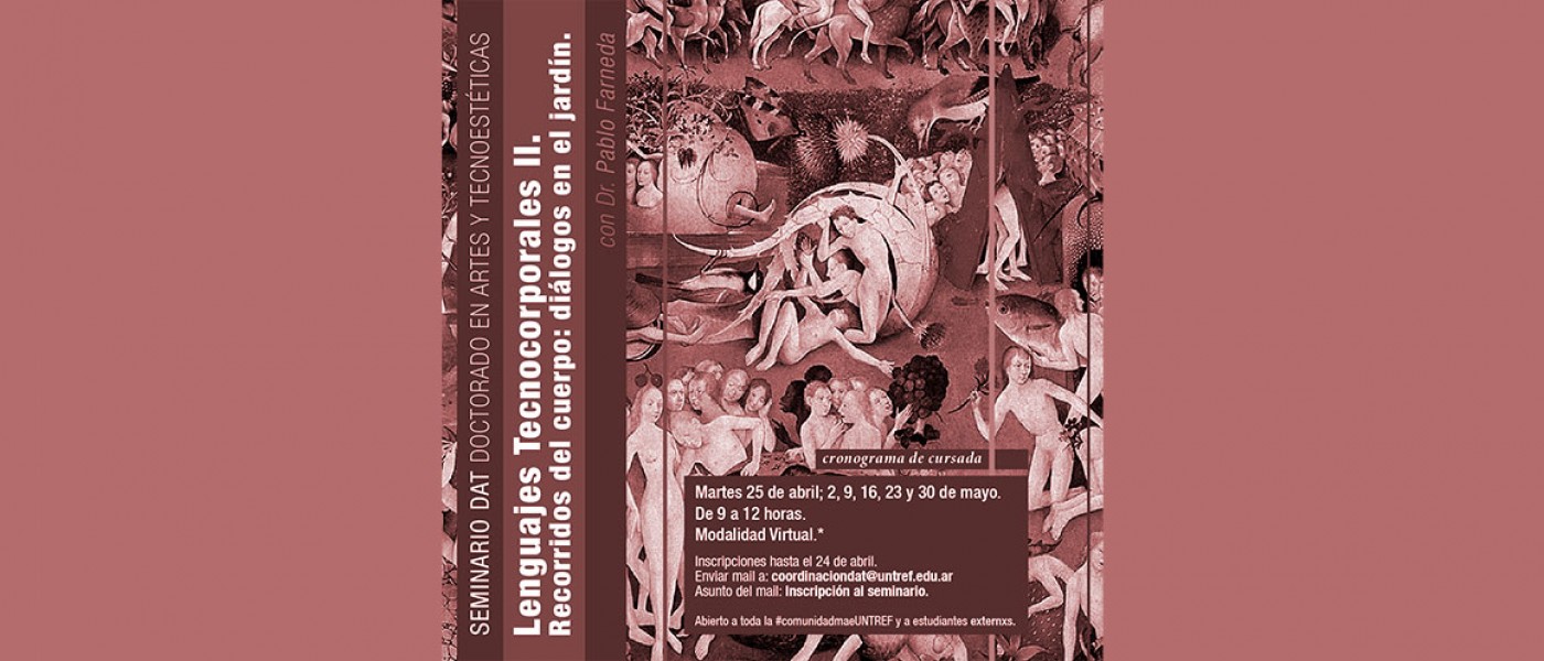 Doctorado en Artes y Tecnoestéticas UNTREF